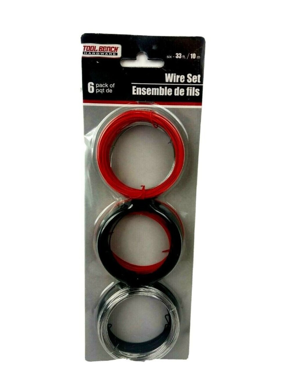 Tool Bench Hardware Wire Set 6 pc 33 ft 10m Crafting Home Repair